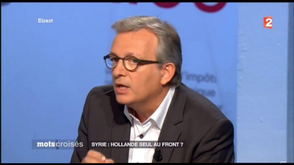 Syrie - Pierre Laurent était l'invité de mots-croisés sur France 2  